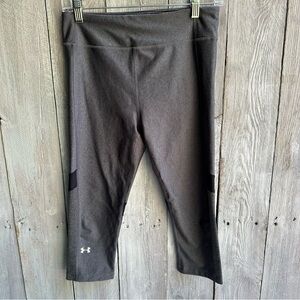 Under Armour Athletic Fitted Pants Women's Size M Heat Gear Capri Compression